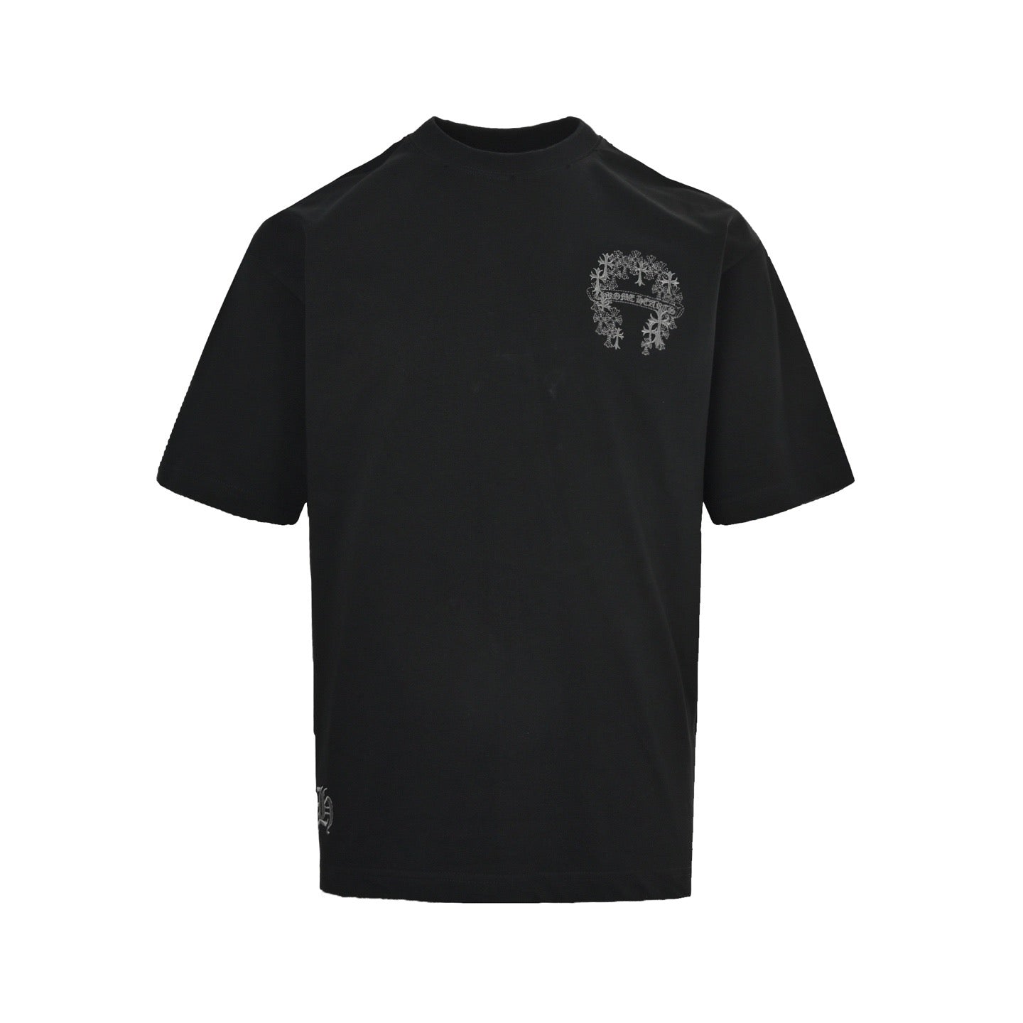 White and Black T-shirt