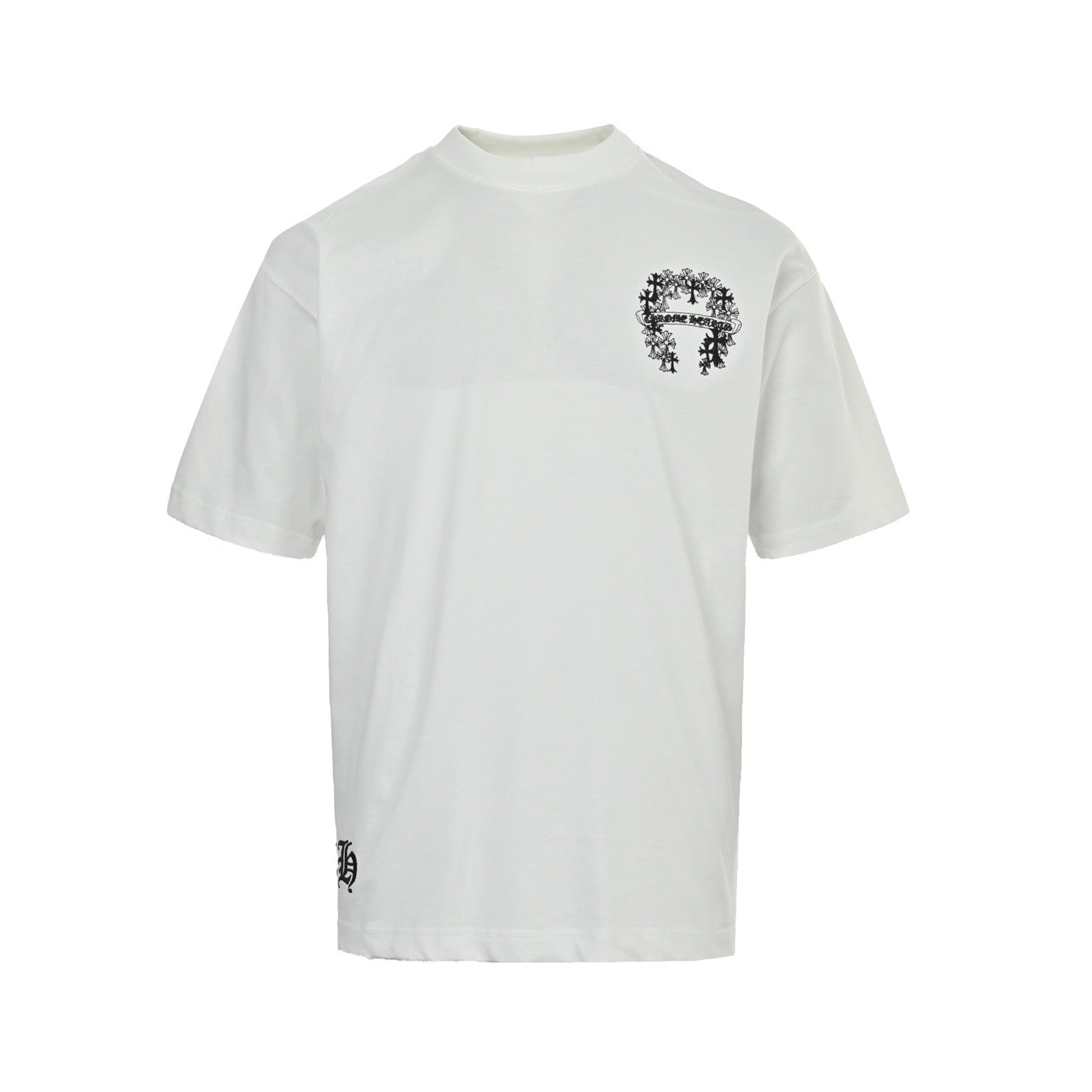 White and Black T-shirt