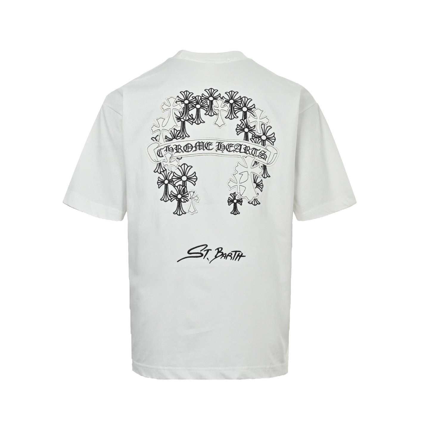 White and Black T-shirt