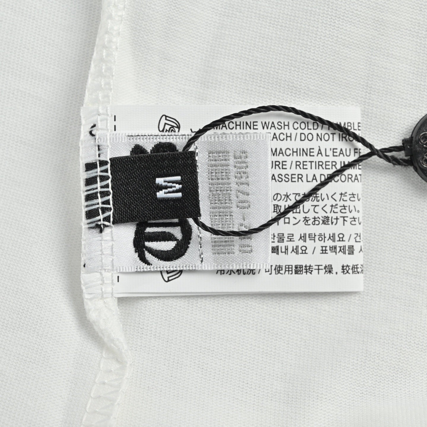 White and Black T-shirt