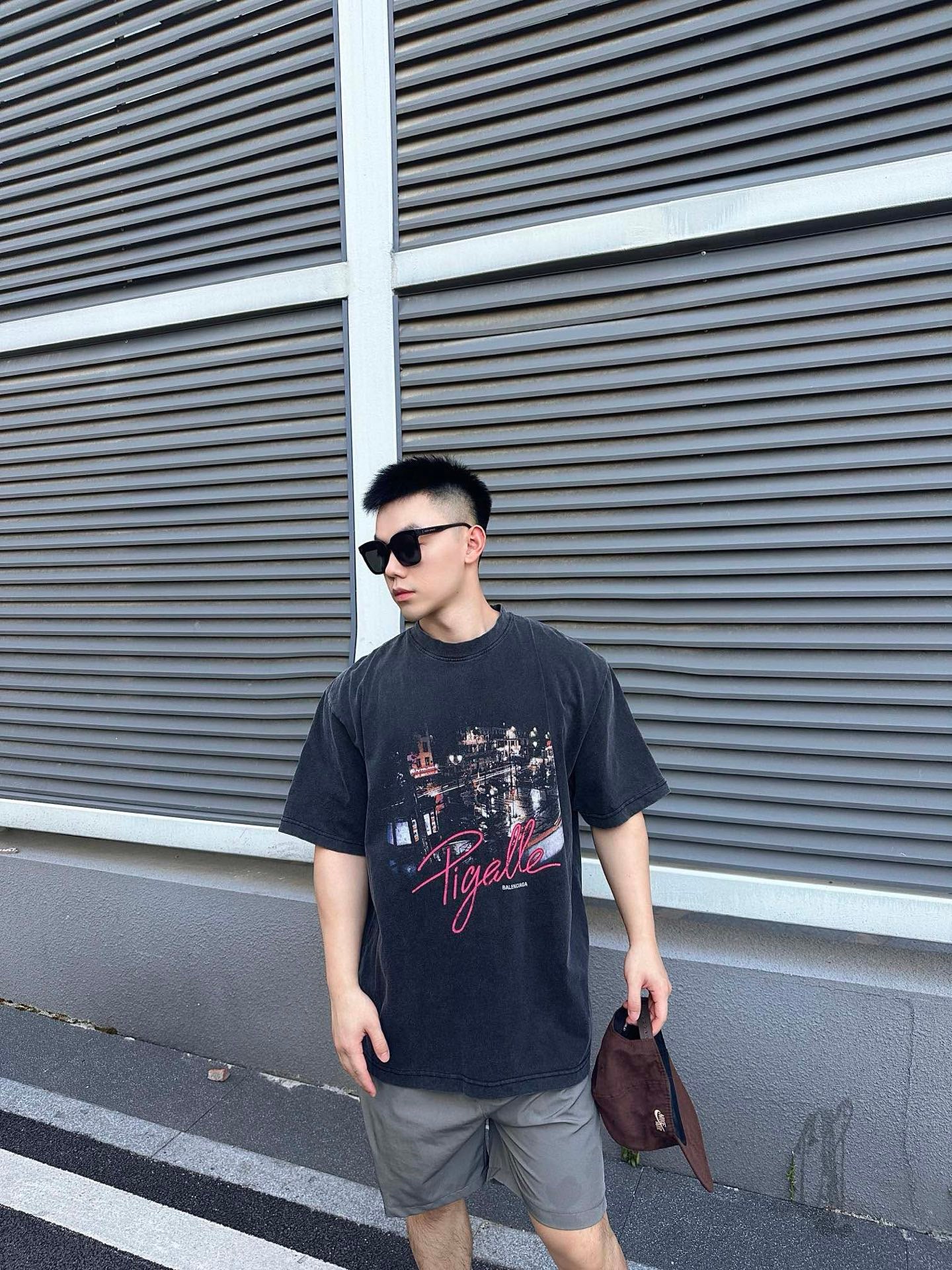 Black Grey T-shirt - FashionHype.xyz