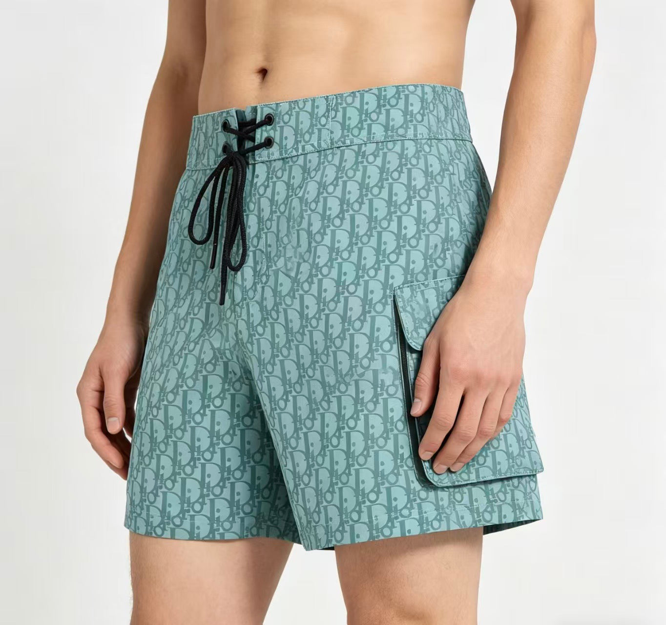 Blue and Green Short