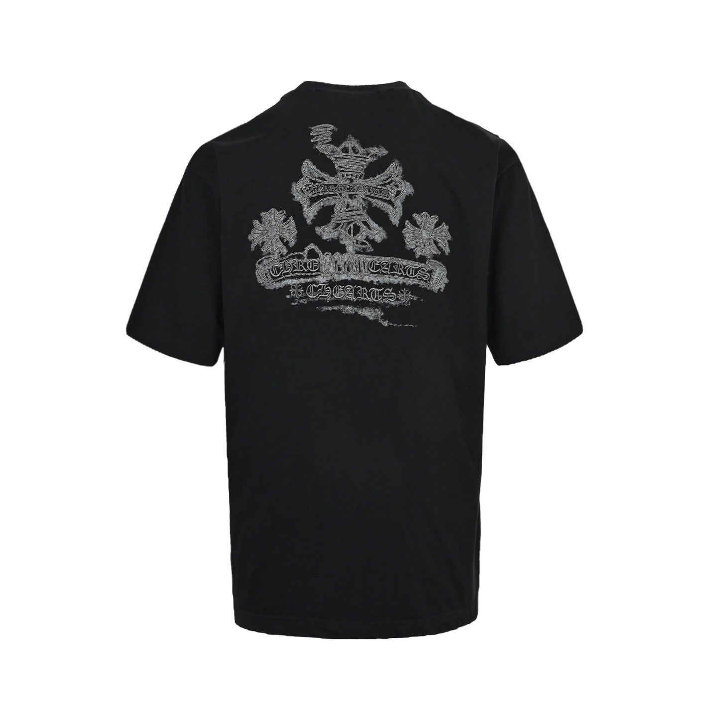 White and Black T-shirt