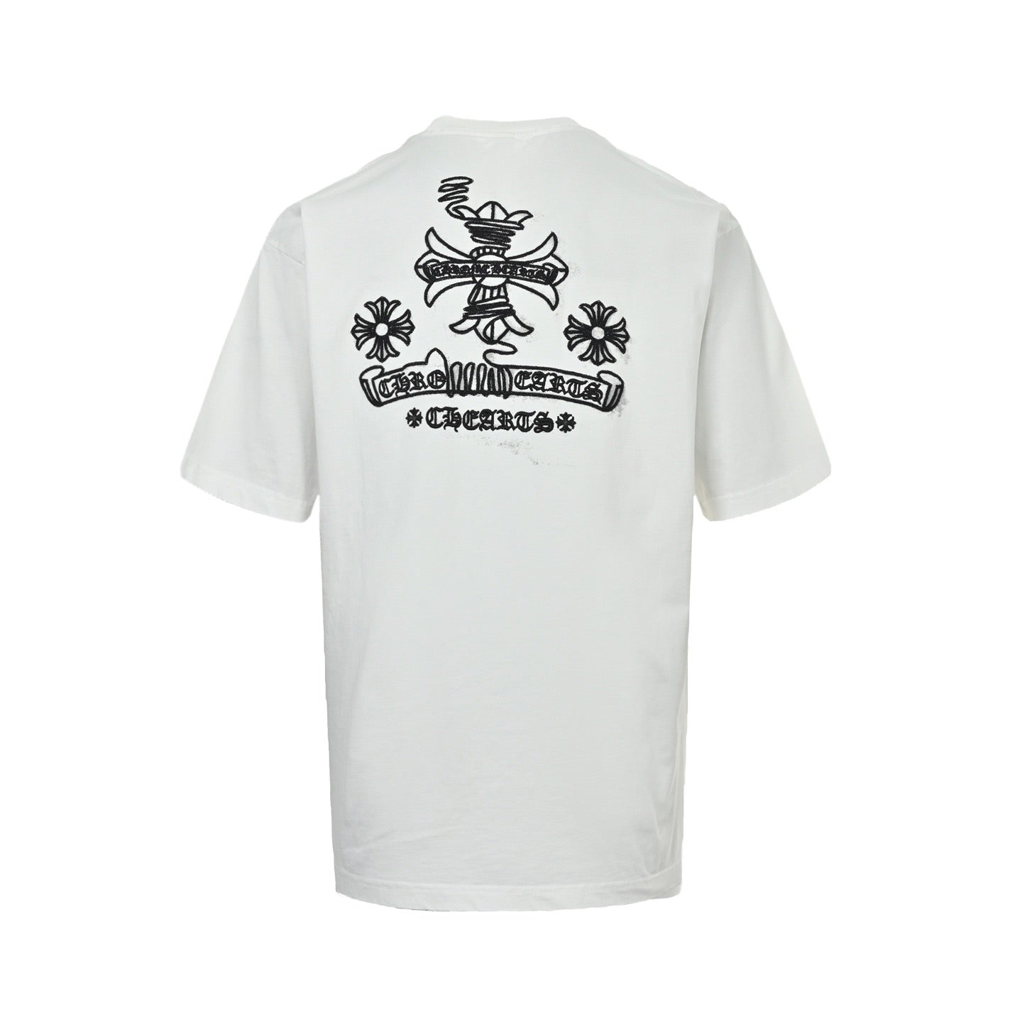 White and Black T-shirt