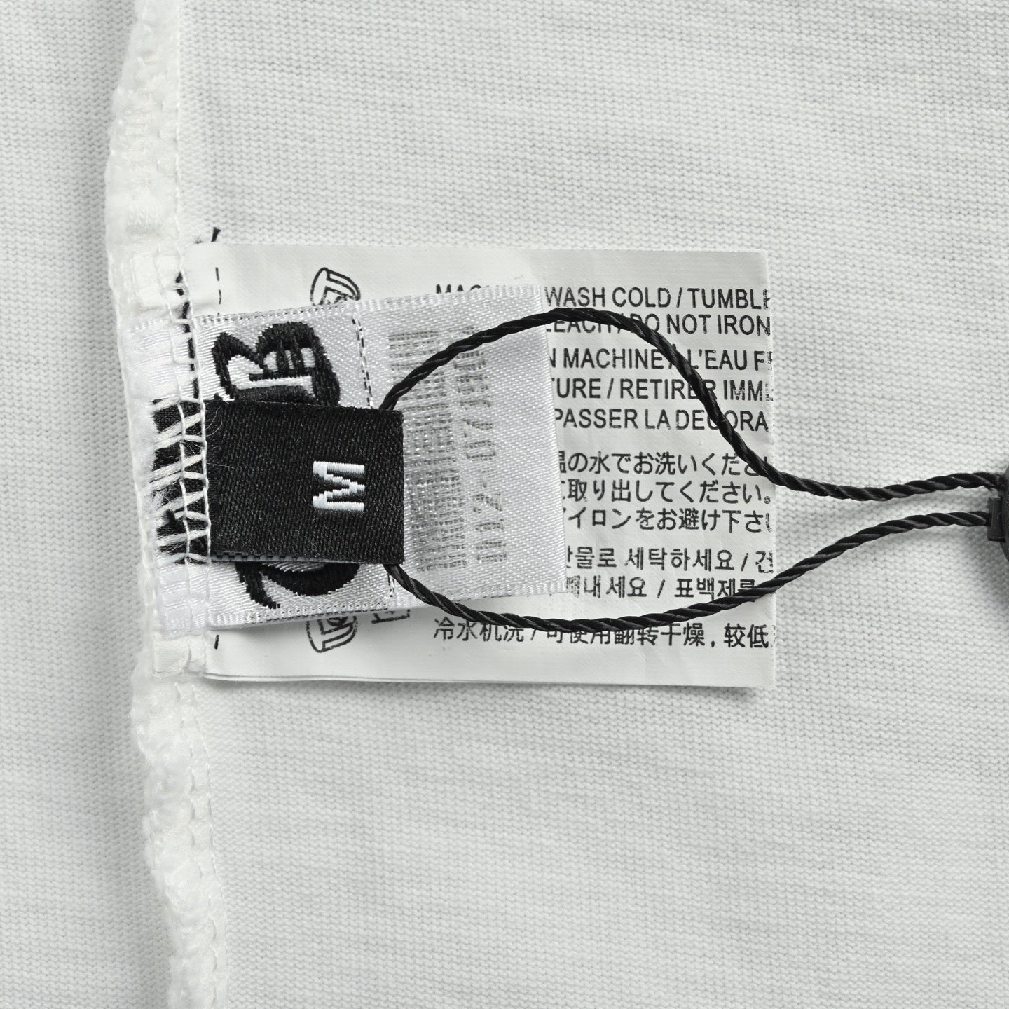 White and Black T-shirt