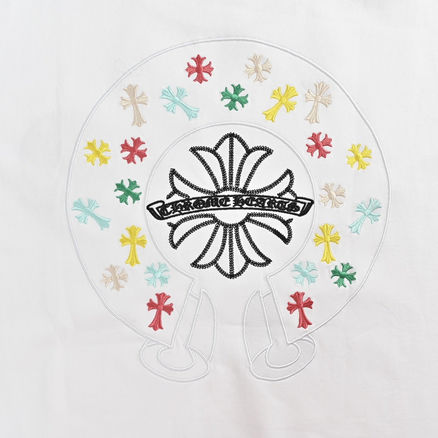 White and Black T-shirt