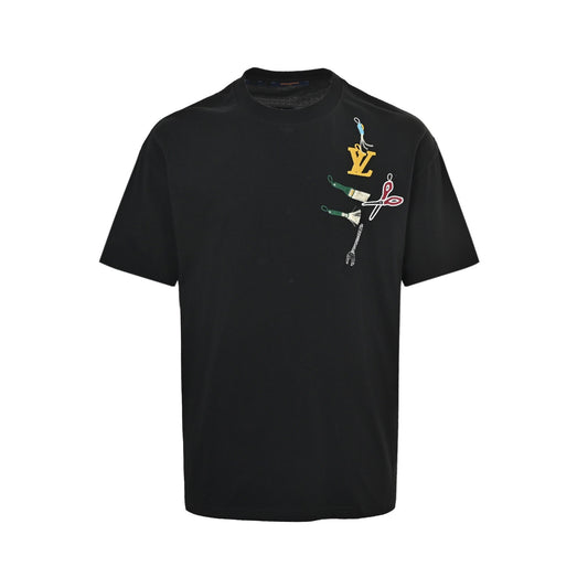 White and Black T-shirt