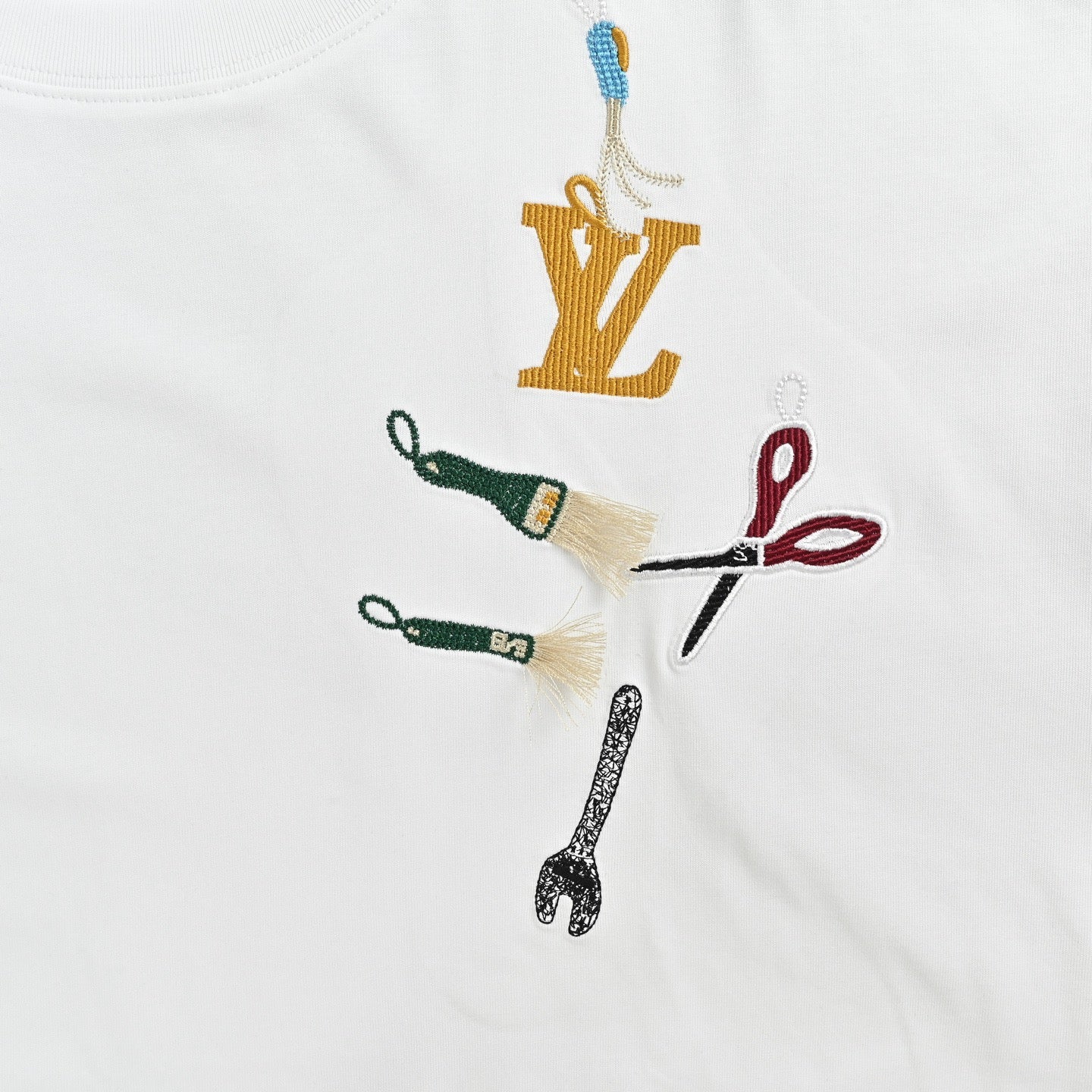 White and Black T-shirt