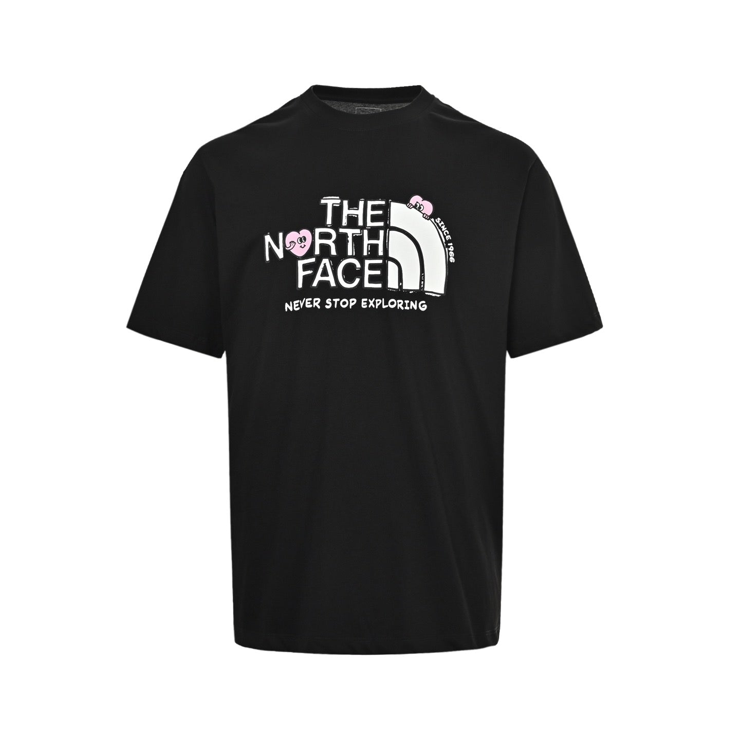 White and Black T-shirt