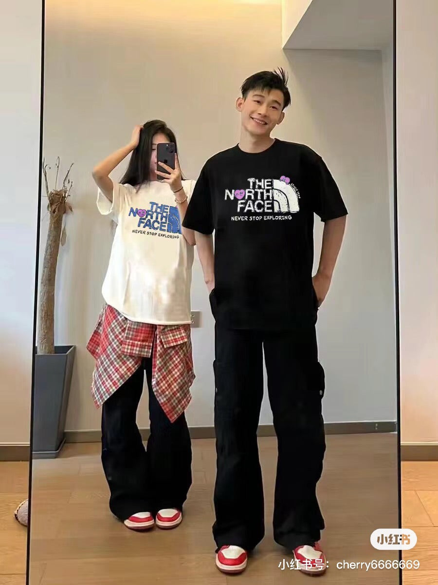 White and Black T-shirt