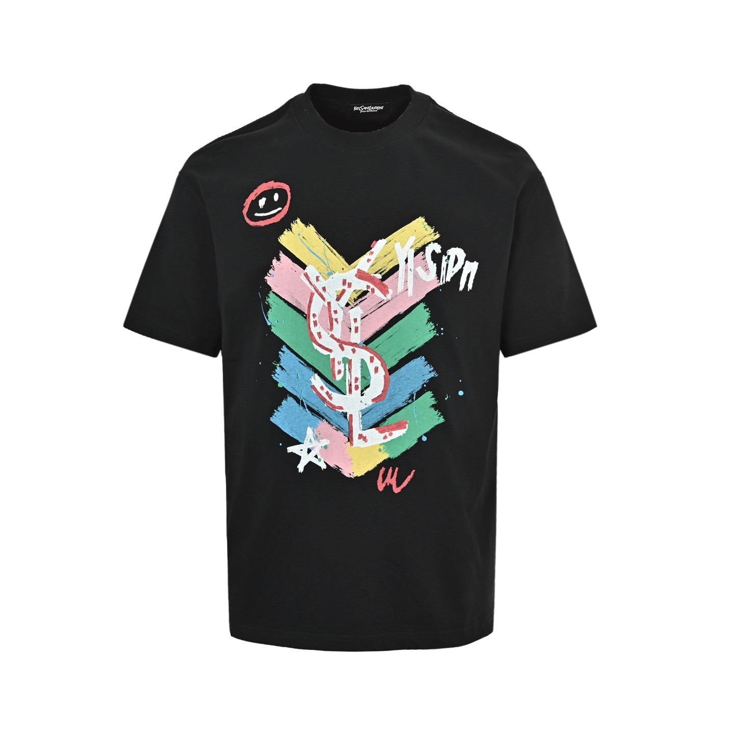White and Black T-shirt