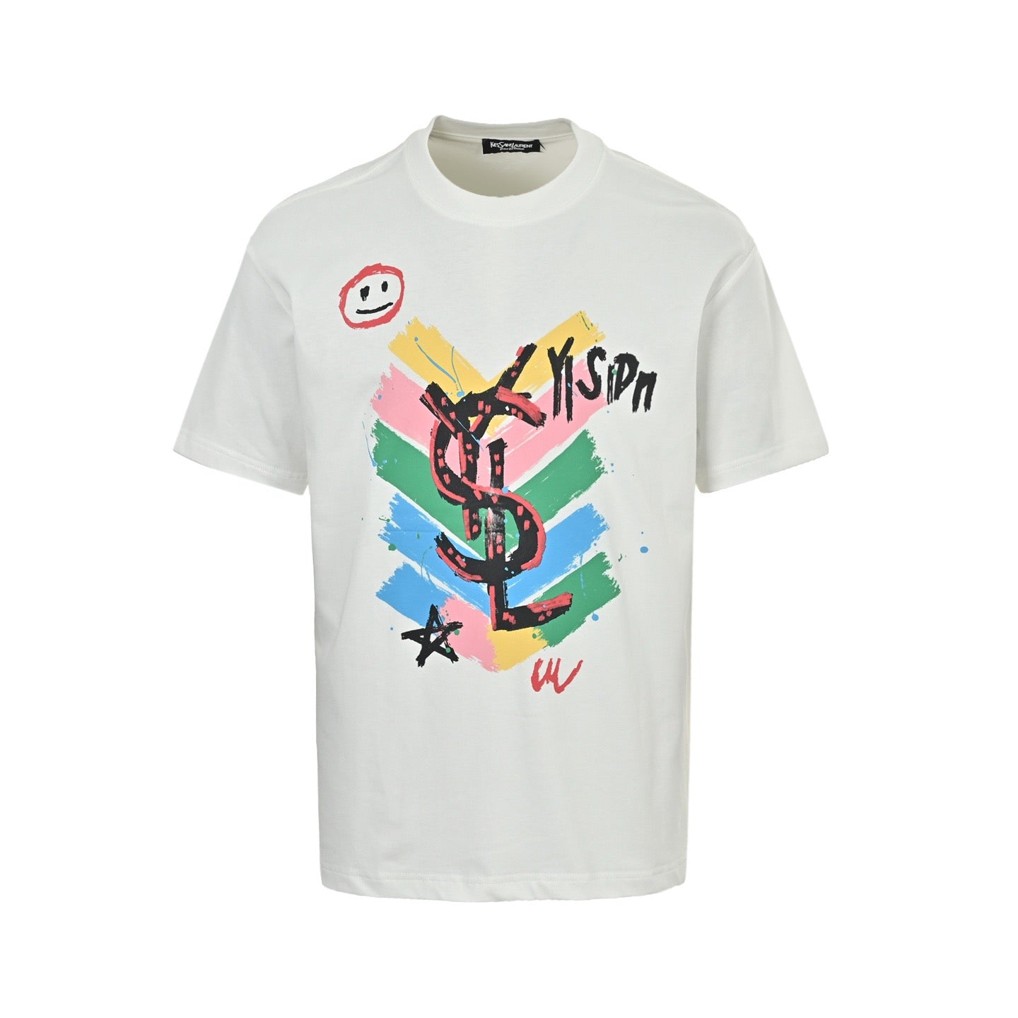 White and Black T-shirt