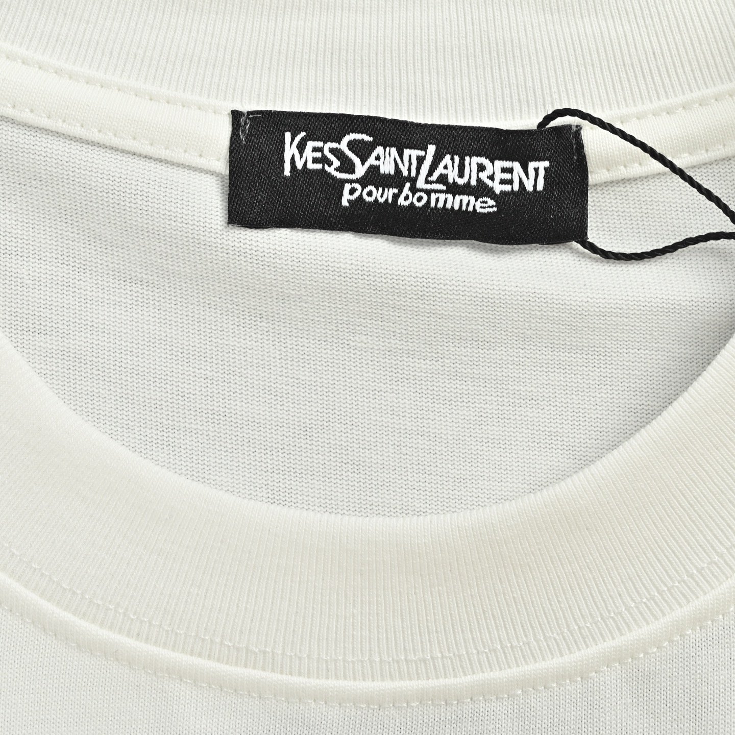 White and Black T-shirt