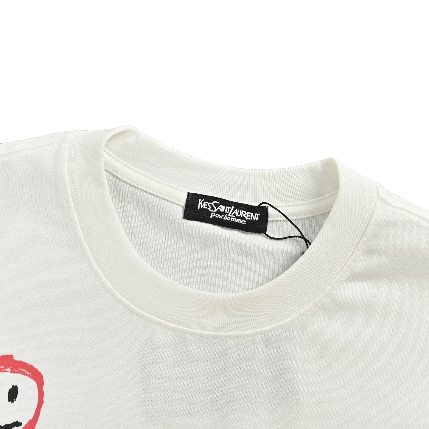 White and Black T-shirt