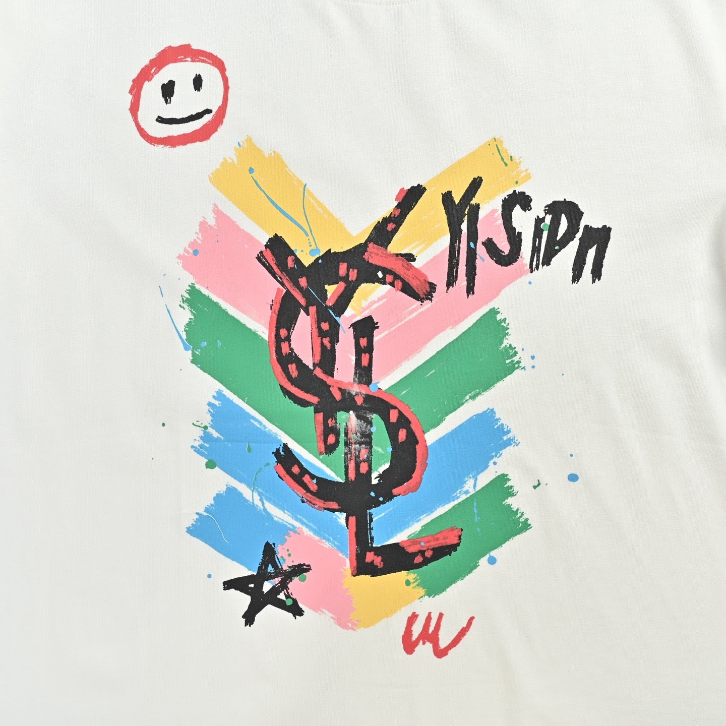 White and Black T-shirt