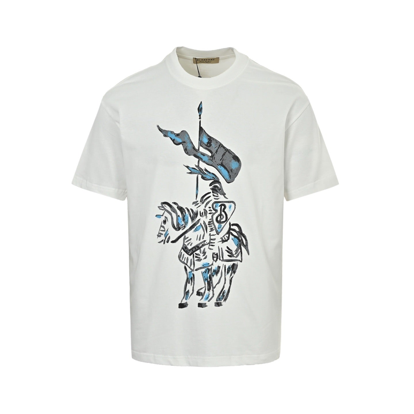 White and Black T-shirt