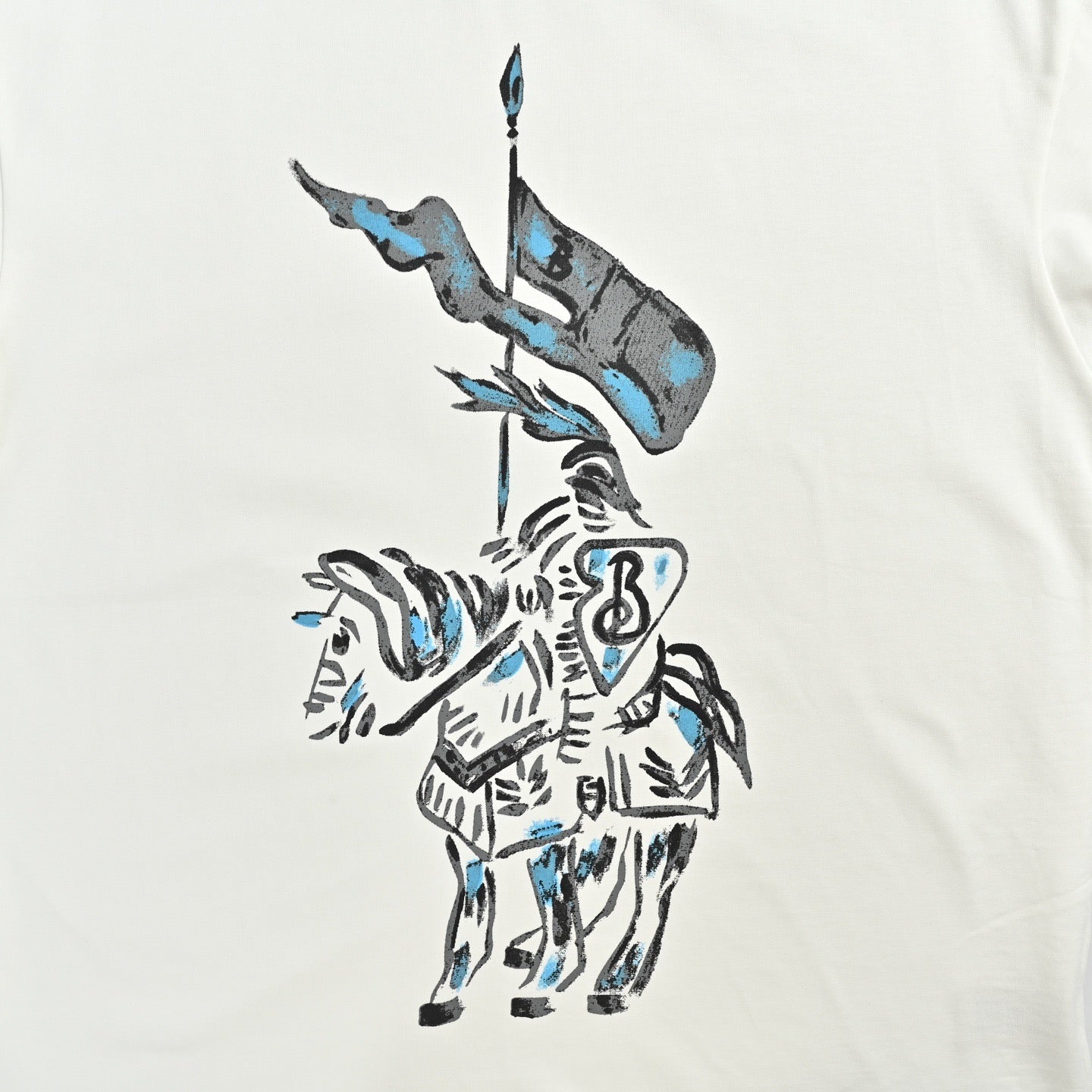 White and Black T-shirt