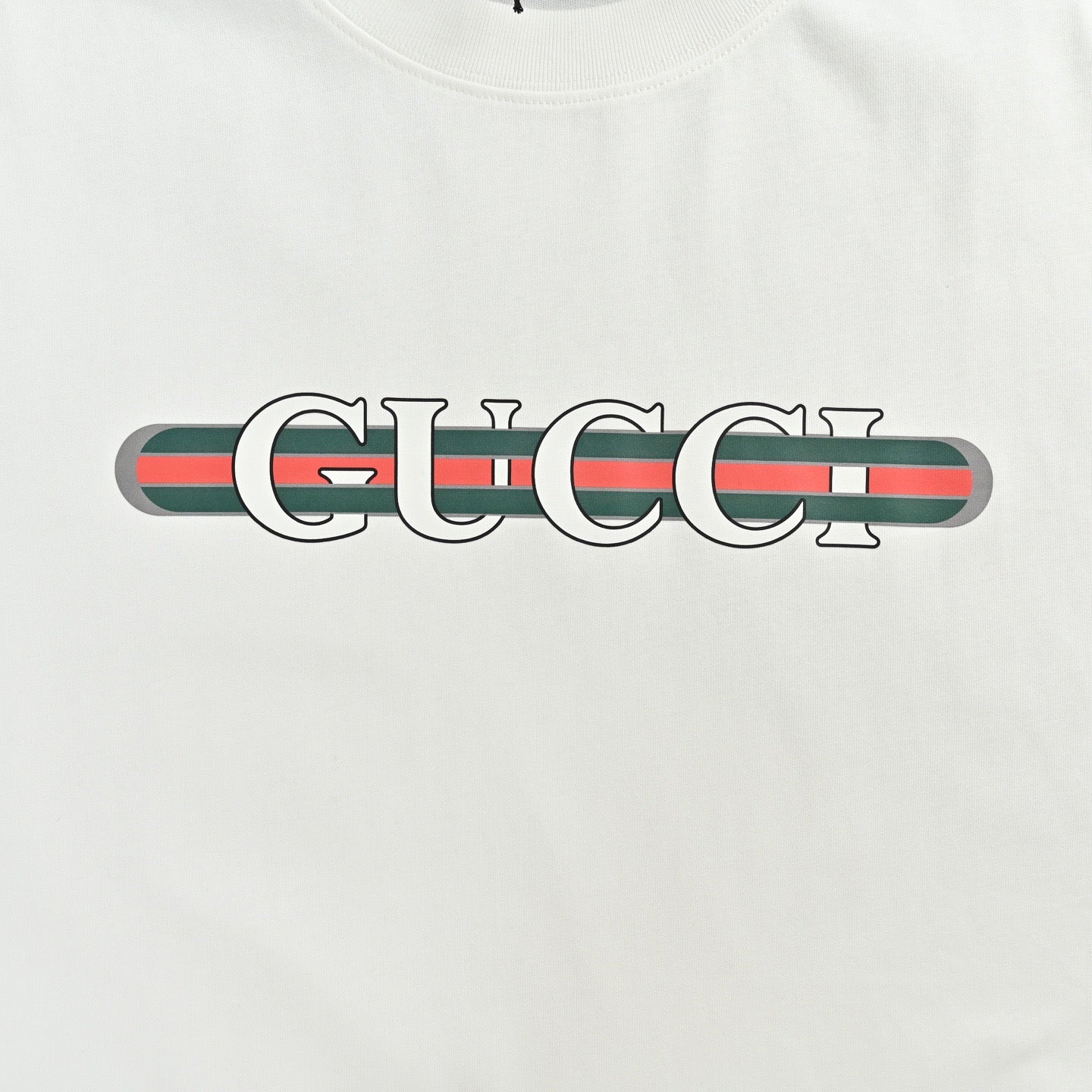 White and Black T-shirt