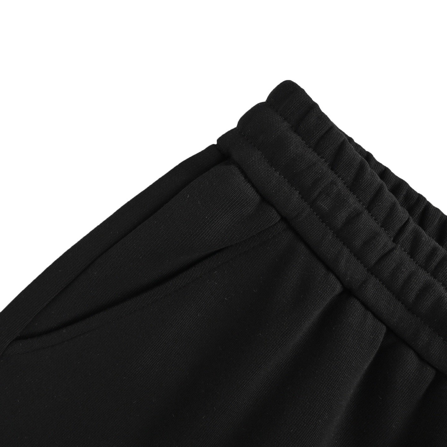 Black and Off-white Short