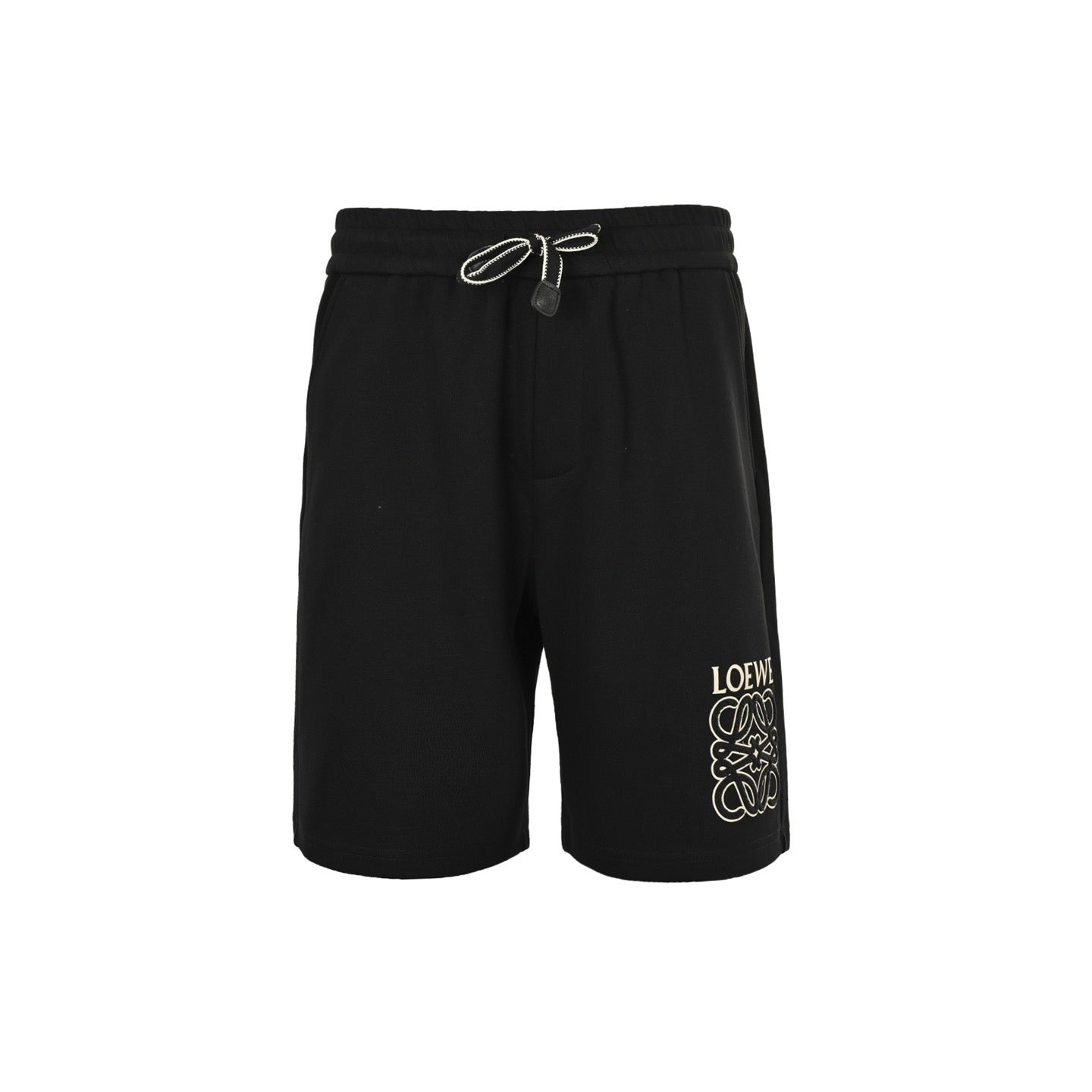 Black and Off-white Short