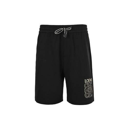 Black and Off-white Short