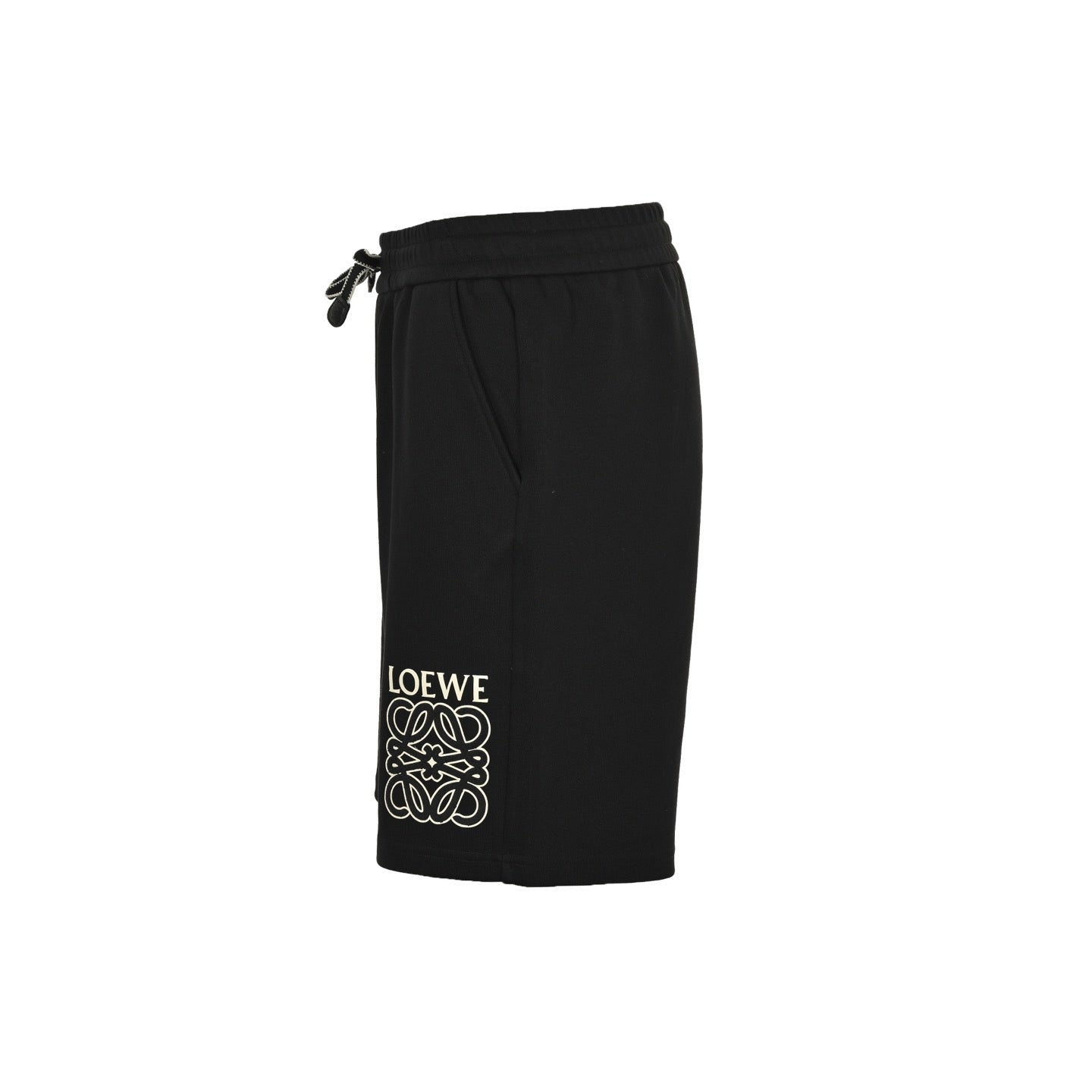 Black and Off-white Short