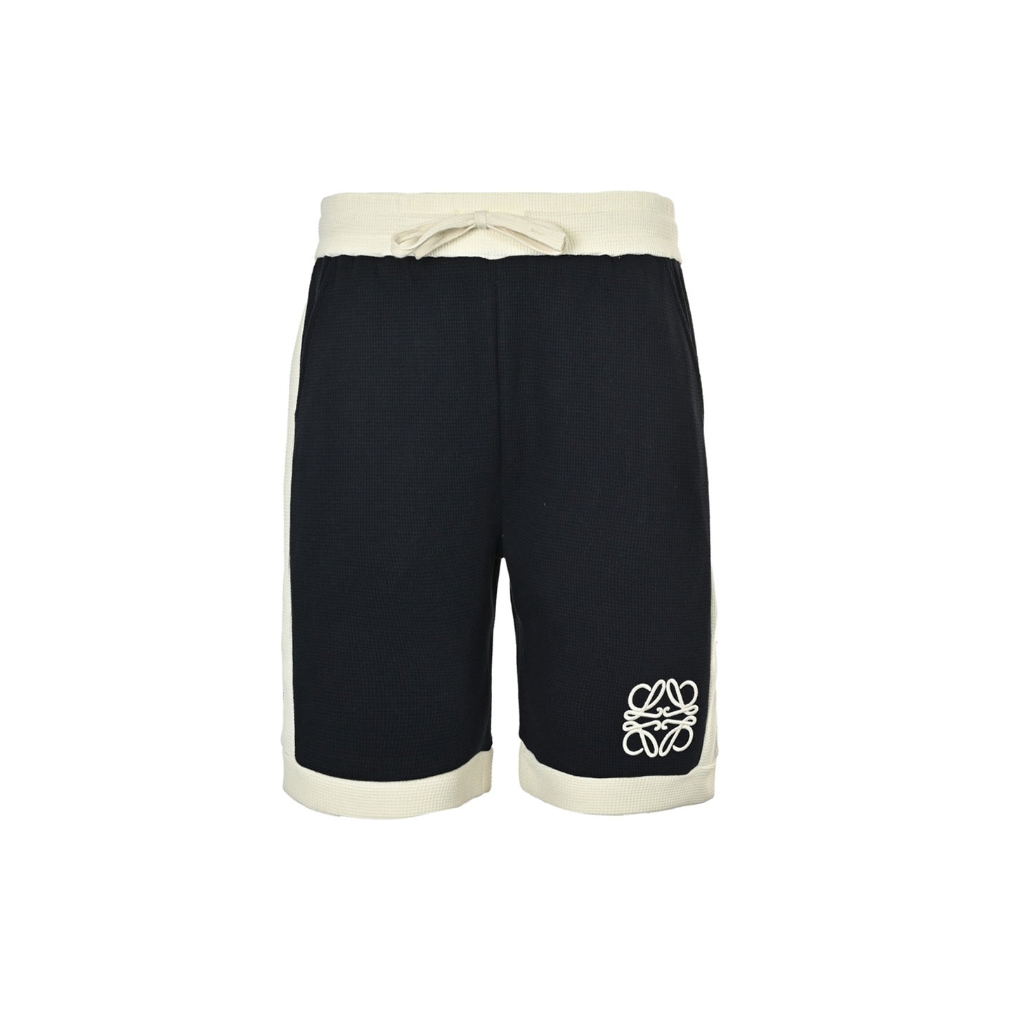 Black and Off-white Short