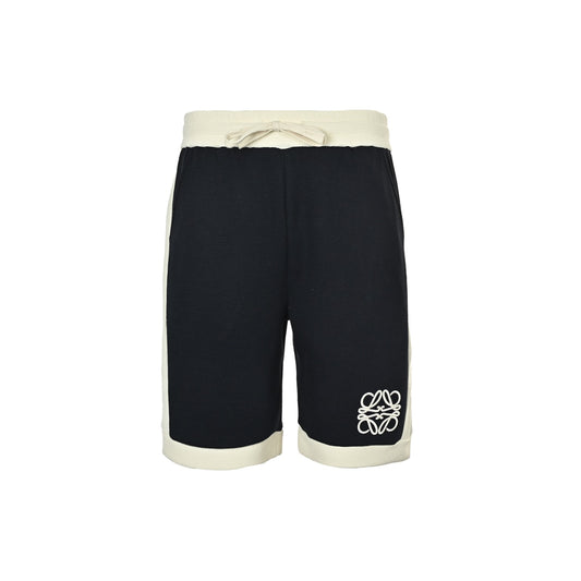 Black and Off-white Short