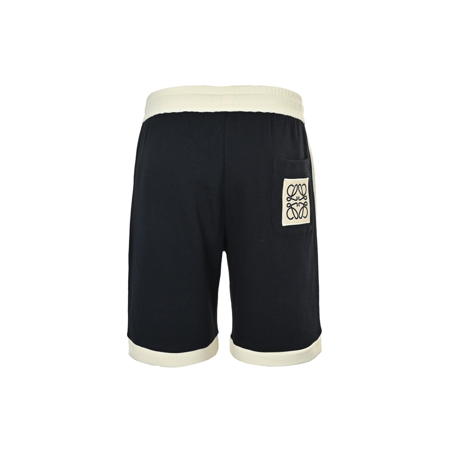 Black and Off-white Short