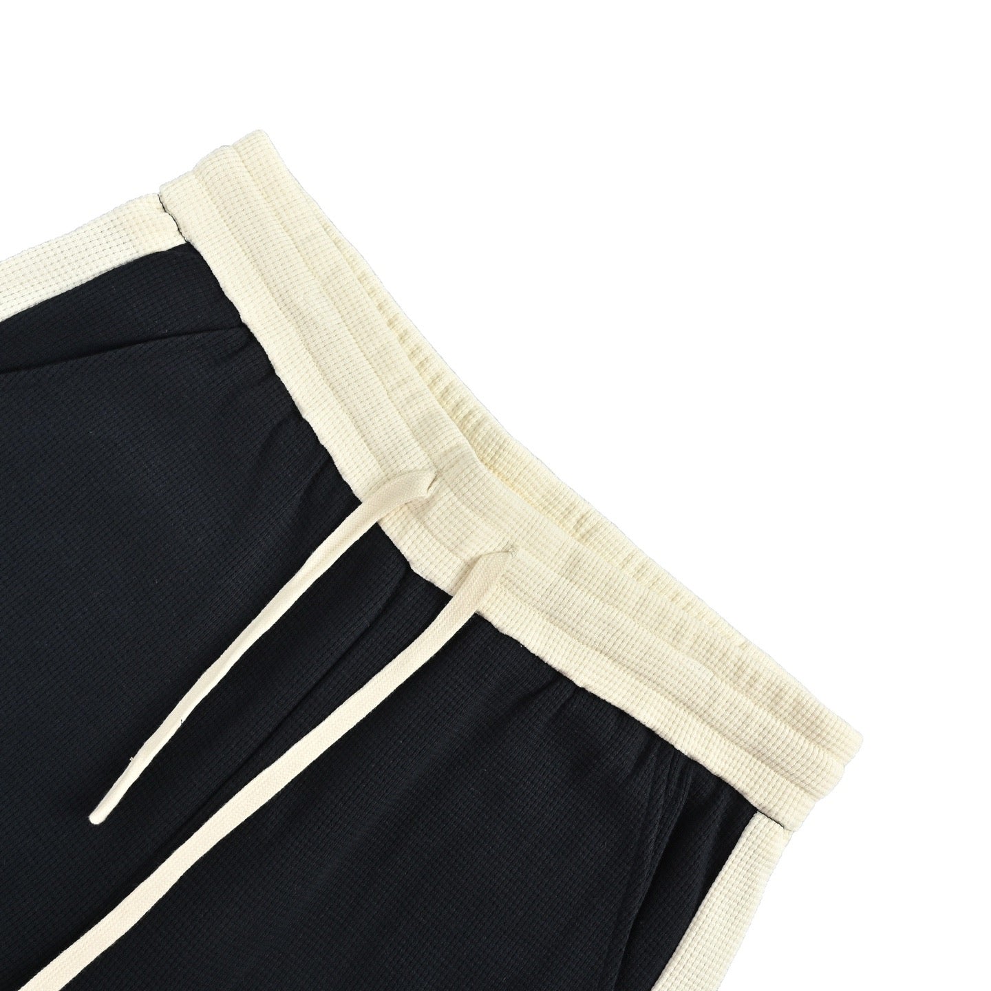 Black and Off-white Short