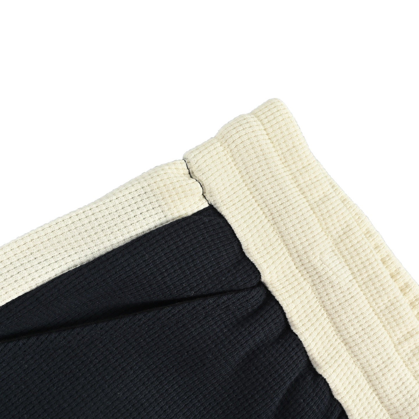 Black and Off-white Short