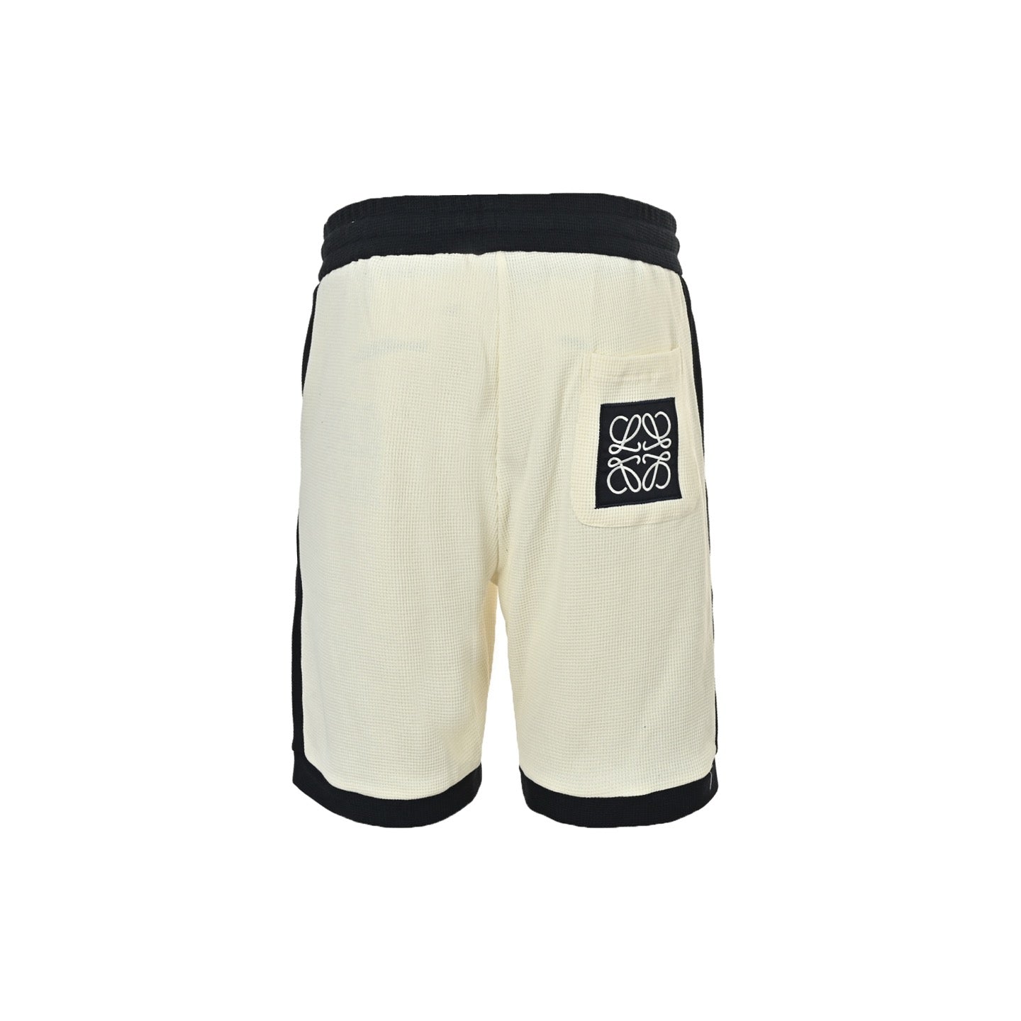 Black and Off-white Short