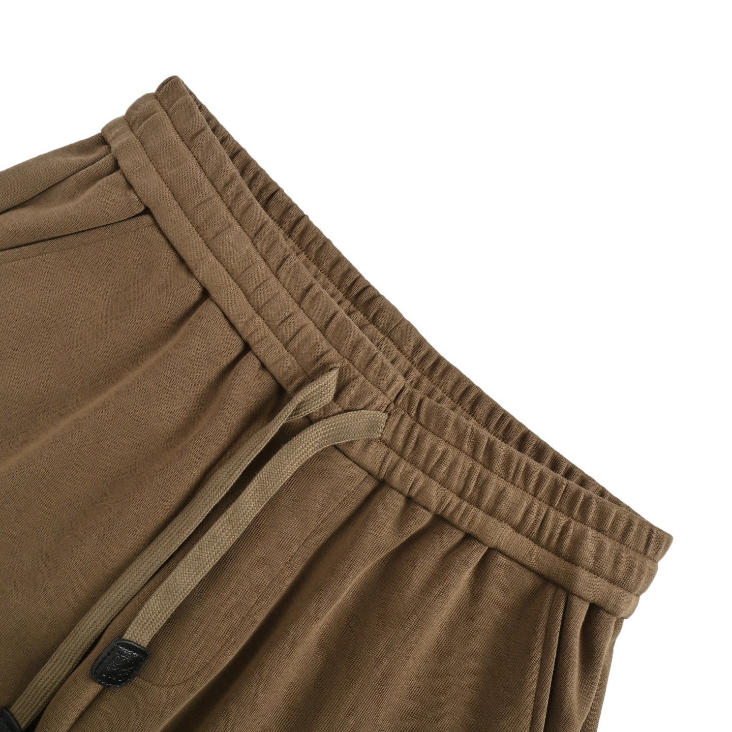 Brown and Off-white Short