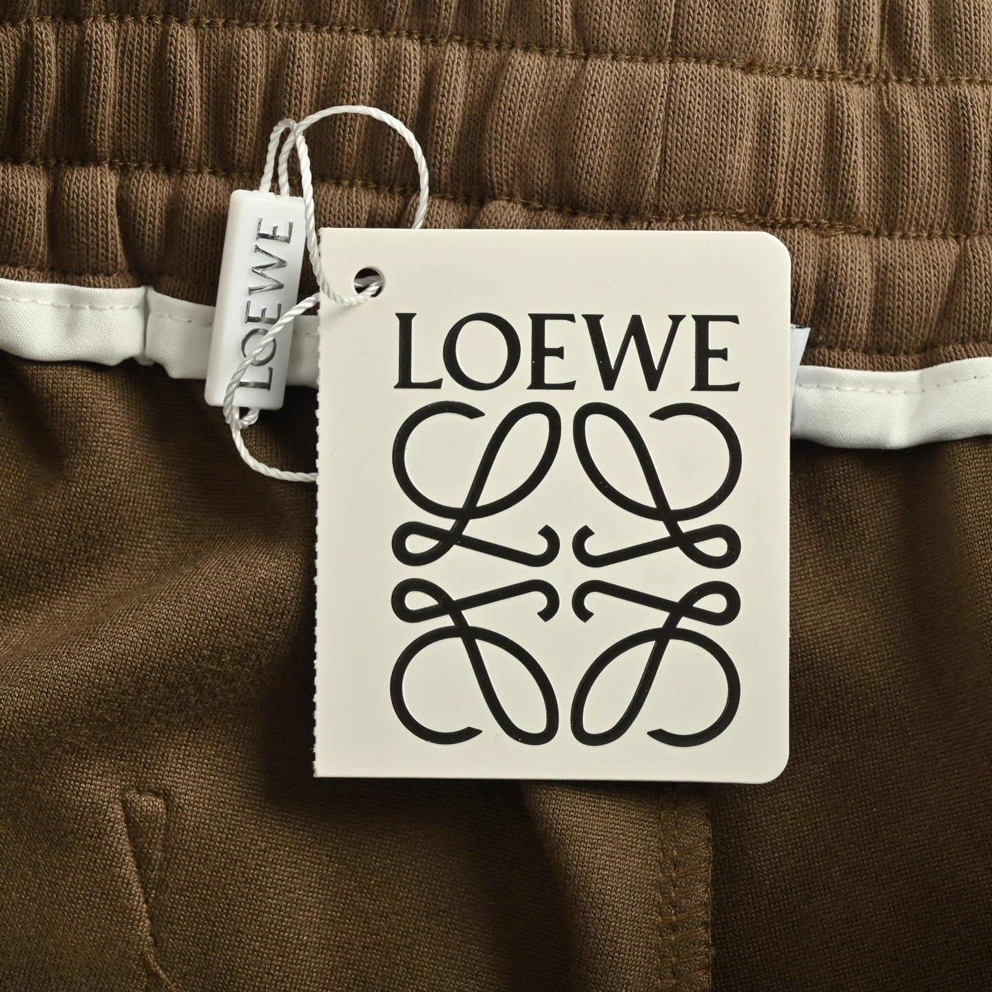 Brown and Off-white Short