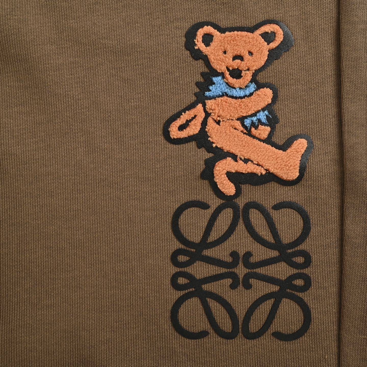 Brown and Off-white Short