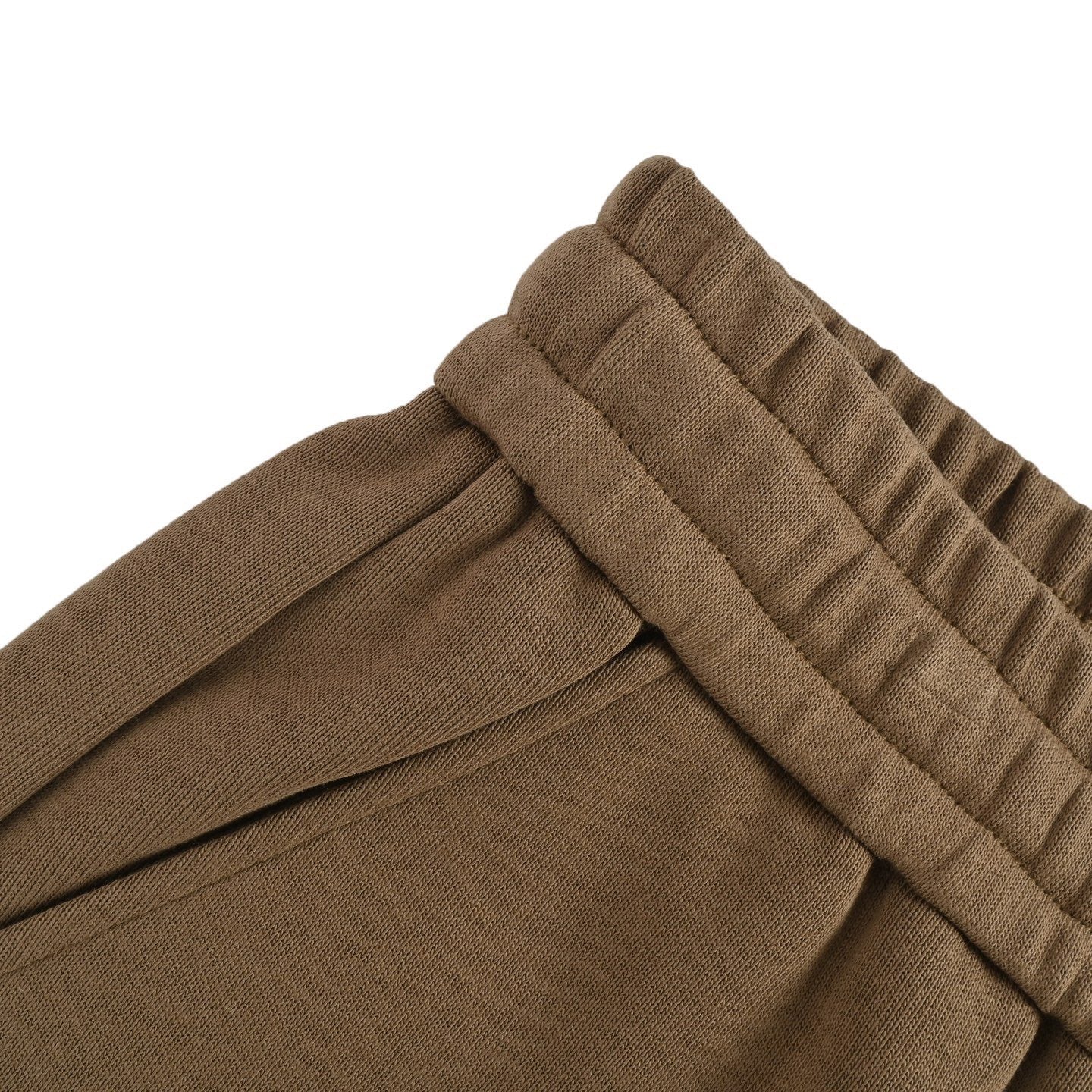 Brown and Off-white Short