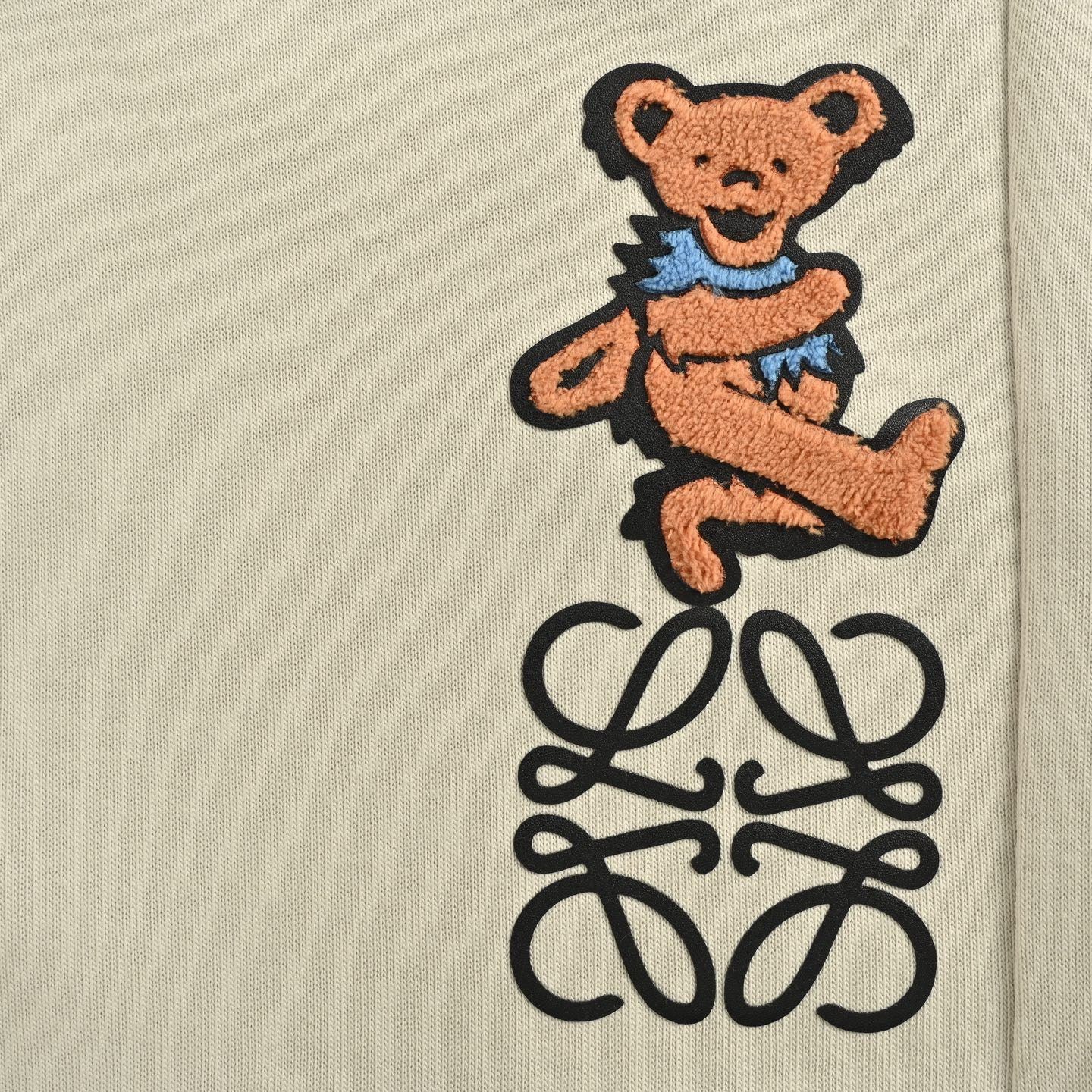 Brown and Off-white Short