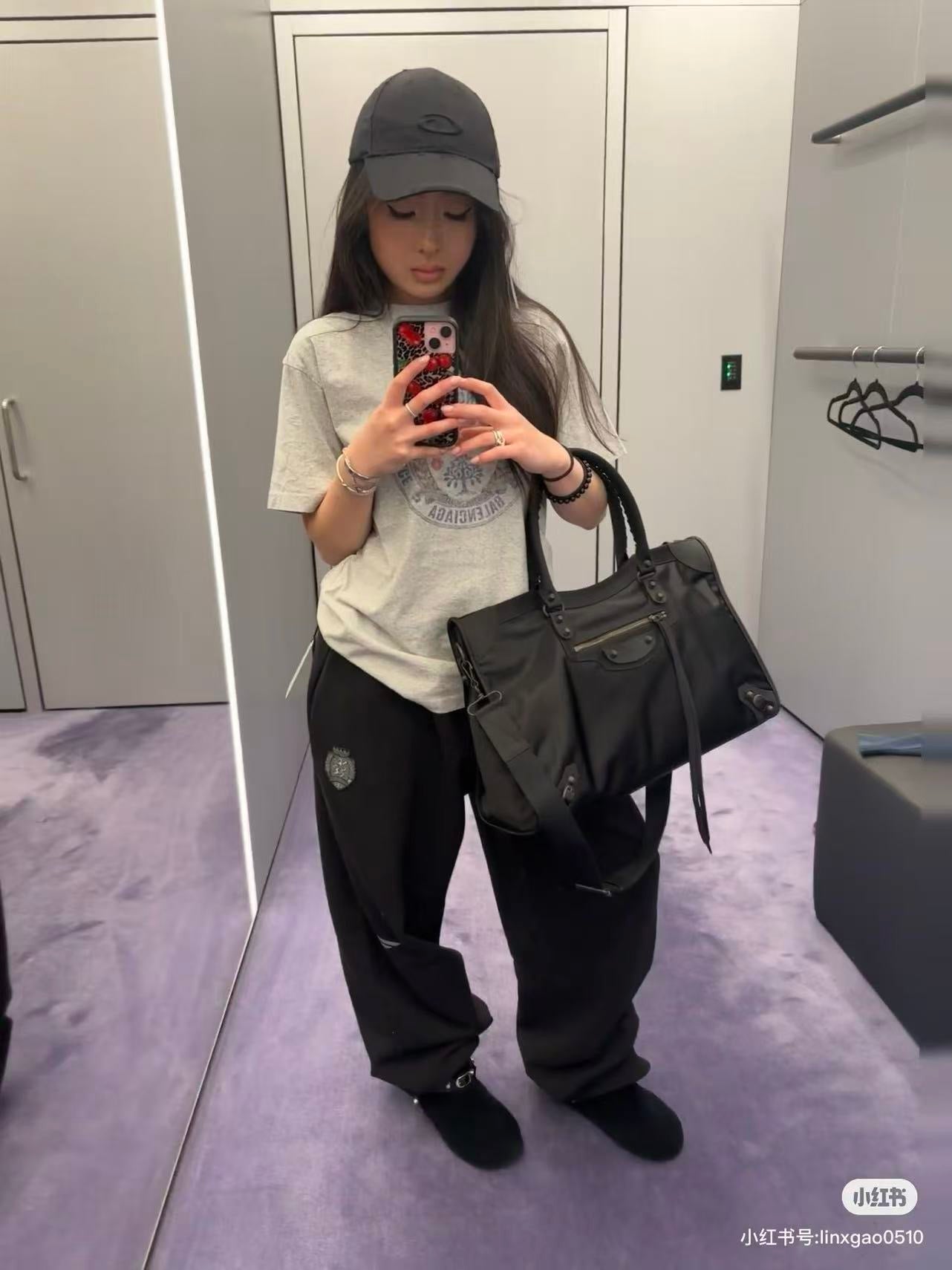 Black and Grey T-shirt