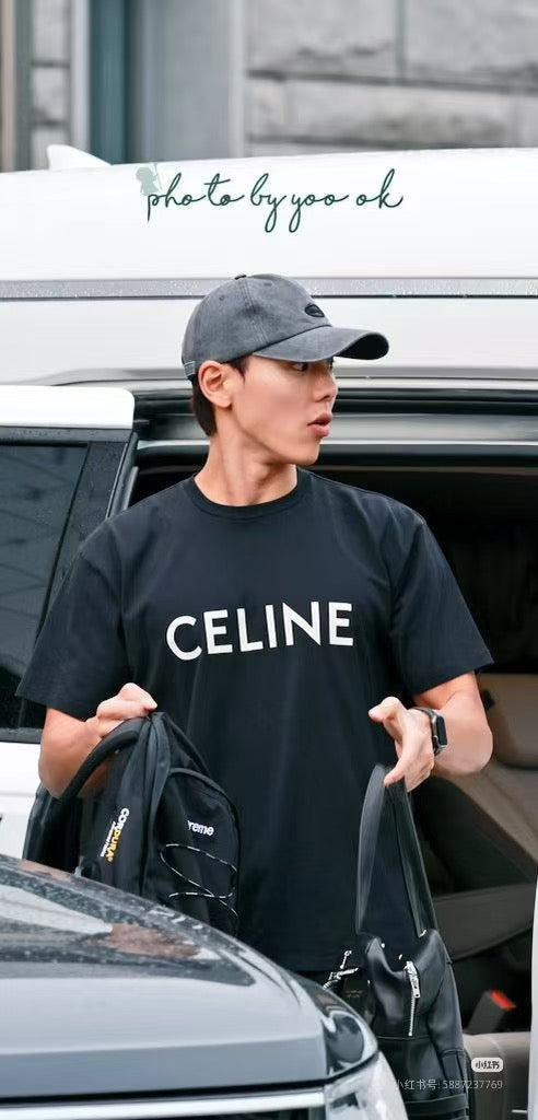 White and Black T-shirt
