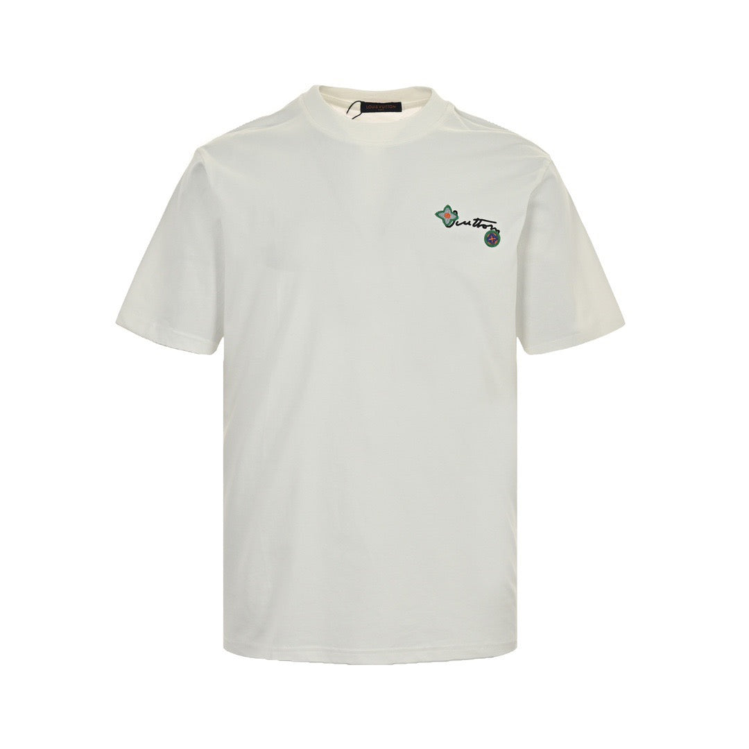 White and Black T-shirt