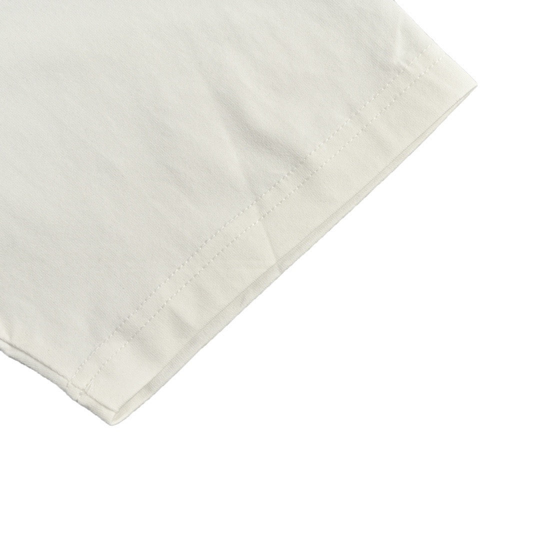 White and Black T-shirt
