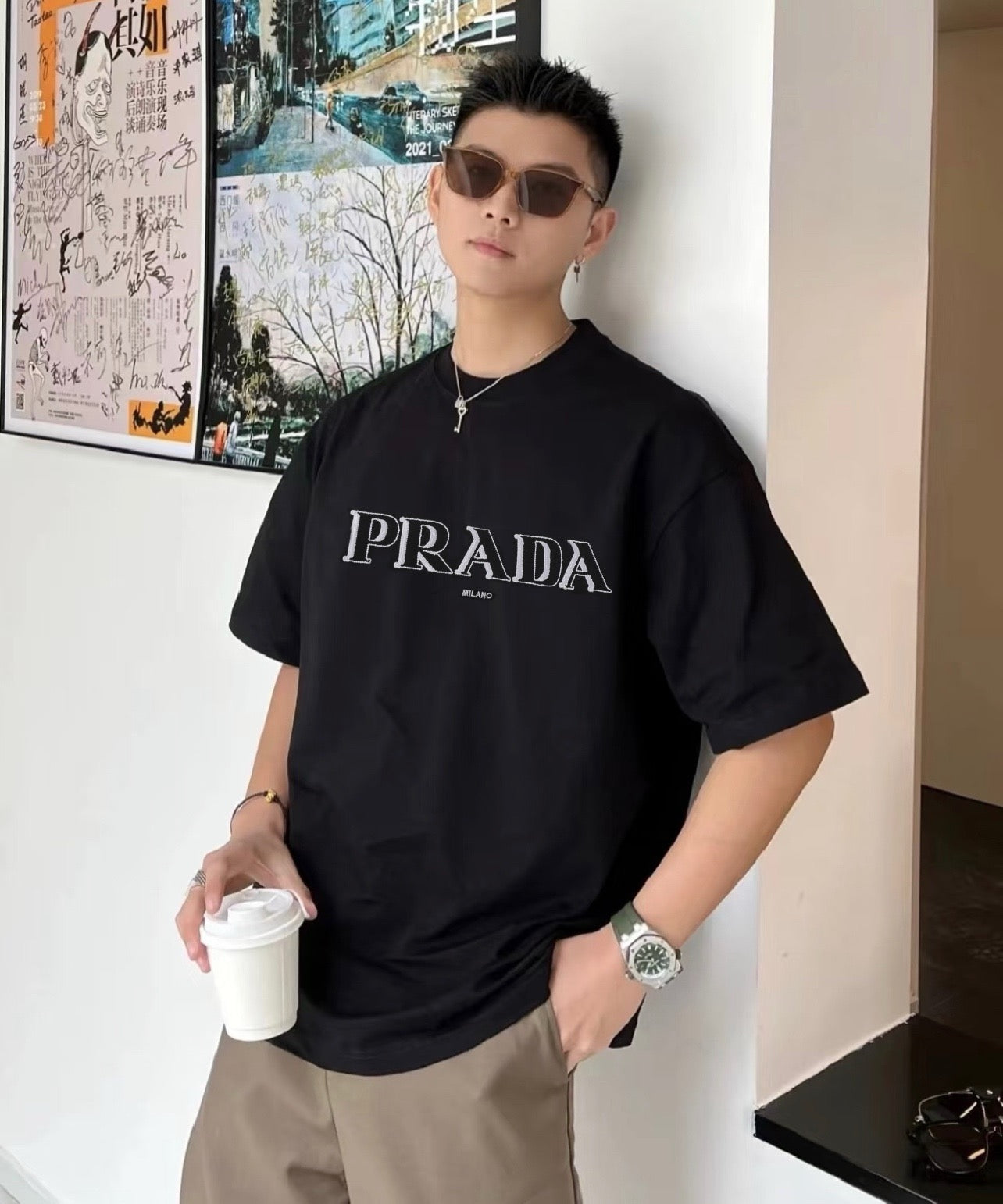 Black and White T-shirt