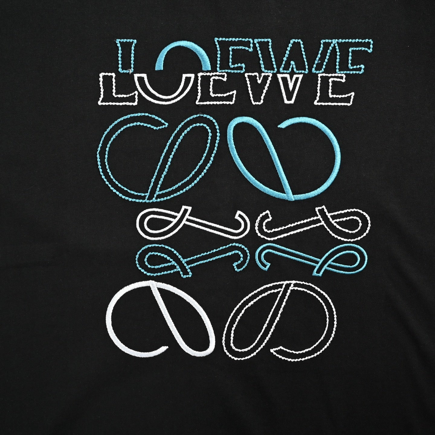 Black and white T-shirt