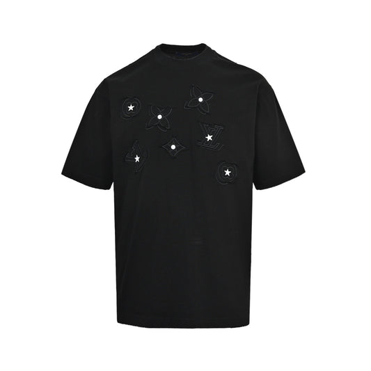 White and Black T-shirt