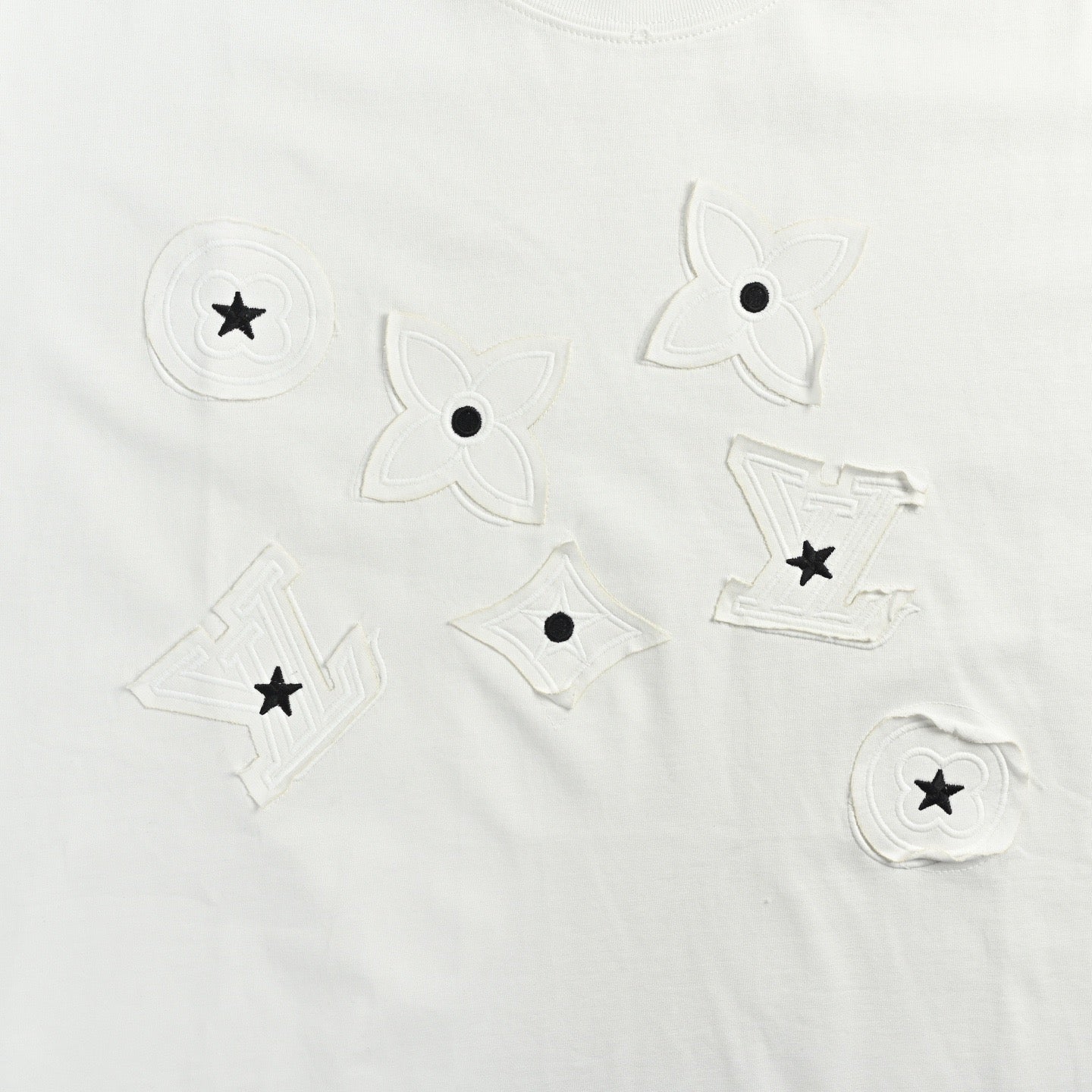 White and Black T-shirt