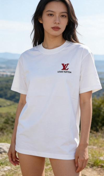White and Black T-shirt