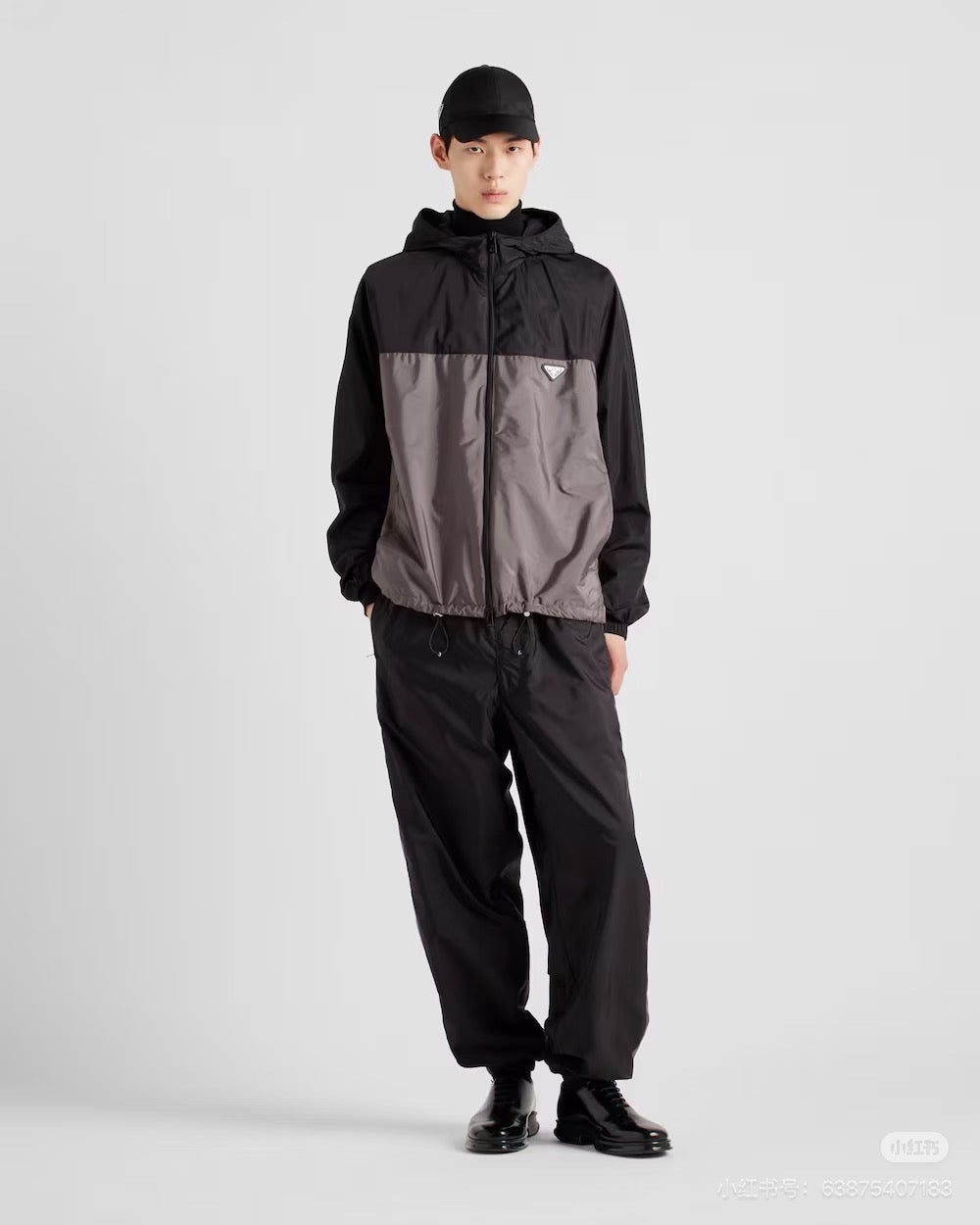 Black grey Jacket
