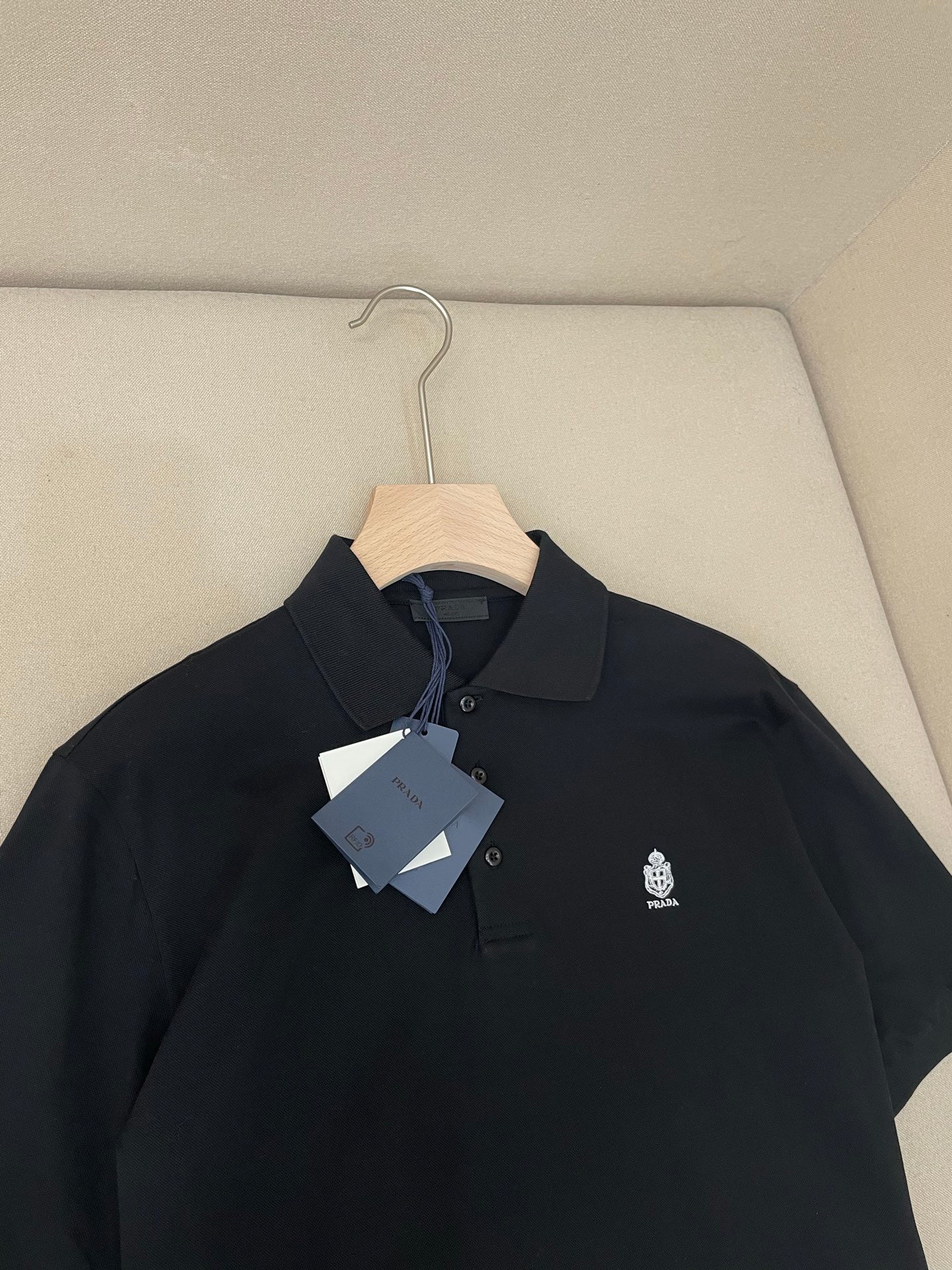 Black and White Polo