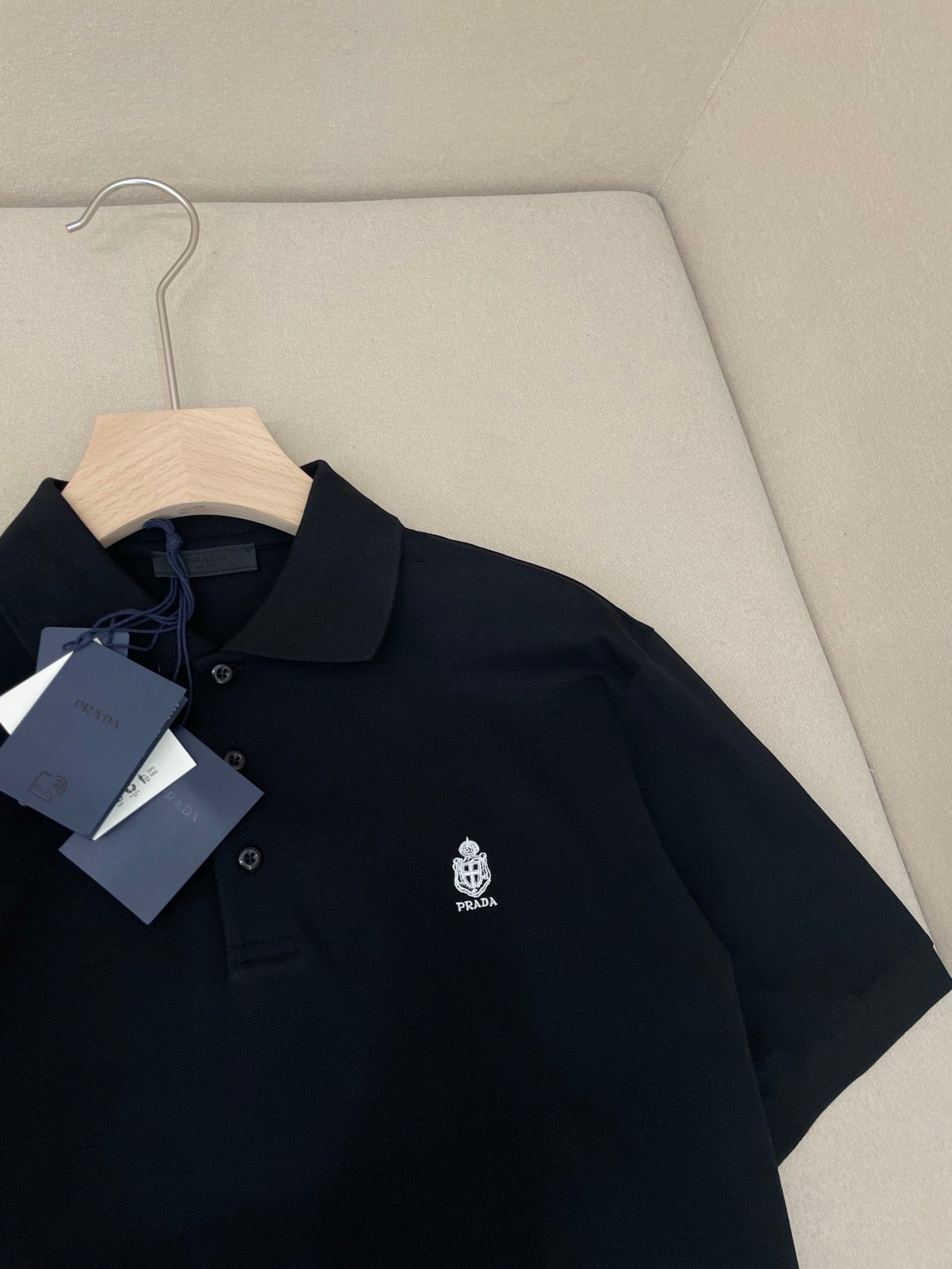 Black and White Polo