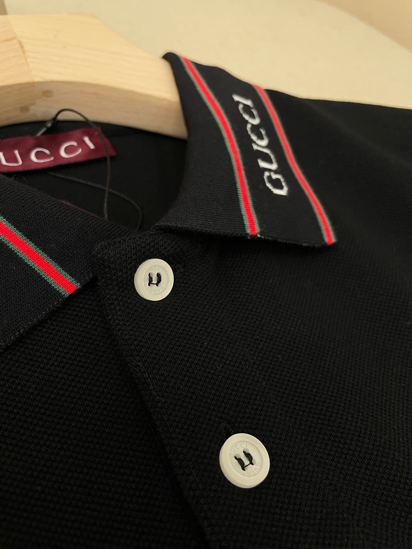 Black and White Polo - FashionHype.xyz